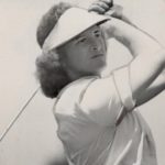 Babe Didrikson Zaharias playing golf in 1948