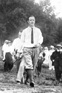 Jerome Travers, pictured at the 1915 US Open which he won as an Amateur