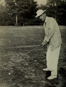 Walter Travis, who won the US & British Amateur Championships during the early 1900s