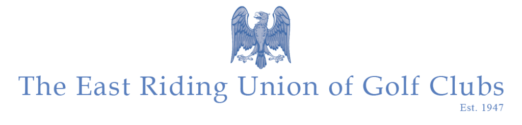 The ERUGC Logo, by kind permission of the East Riding Union of Golf Clubs