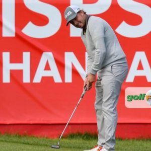 James Freeman putting at the 2019 ISPS Handa World Invitational