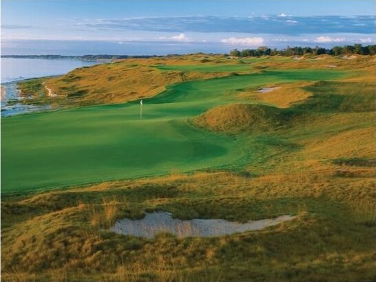 A view of the 8th Hole at the Straits Course, by kind permission of 'Kohler Co.'