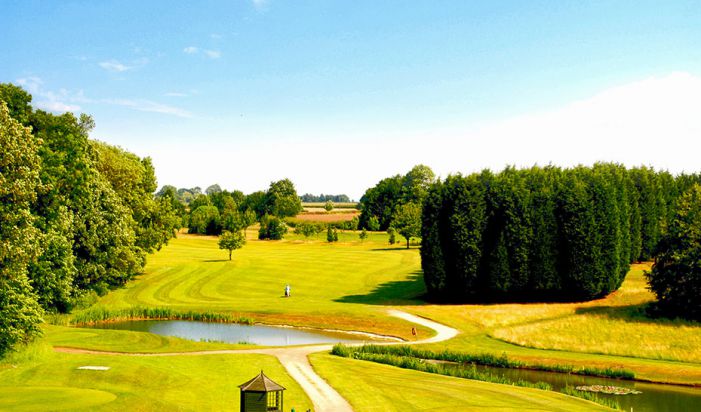 The Par 4 15th, by kind permission of Darrington Golf Club