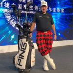 A collage of images of David performing his show, by kind permission of David Edwards / International Trick Shot Show