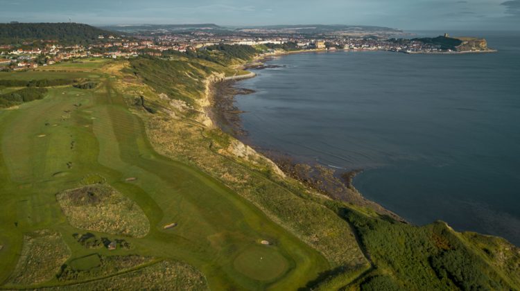 Aerial view of Scarborough South Cliff Golf Course, by kind permission of Scarborough South Cliff Golf Club