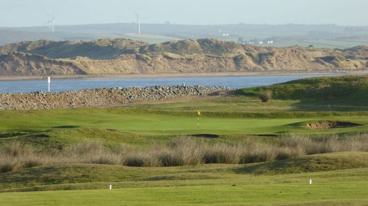 A view of the stunning Par 3 8th (Bar), by kind permission of Royal North Devon Golf Club