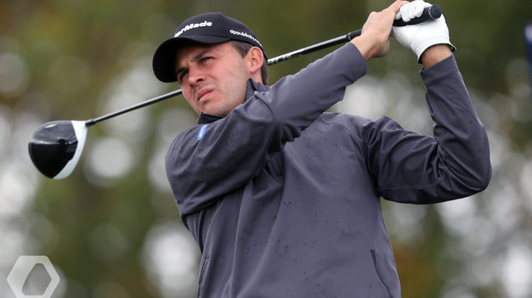 A photo of Chris Hanson playing in the 2017 British Masters at Close House where he finished T11