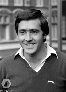 A profile picture of Seve Ballesteros, circa. 1981
