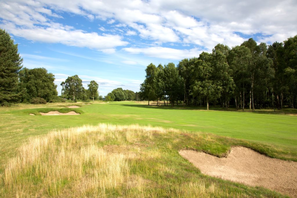 A view of the Par 4 8th Hole, by kind permission of Fulford Golf Club