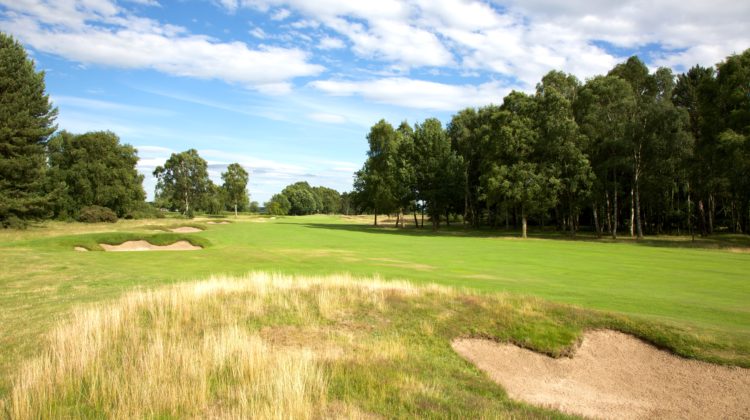 A view of the Par 4 8th Hole, by kind permission of the Fulford Golf Club