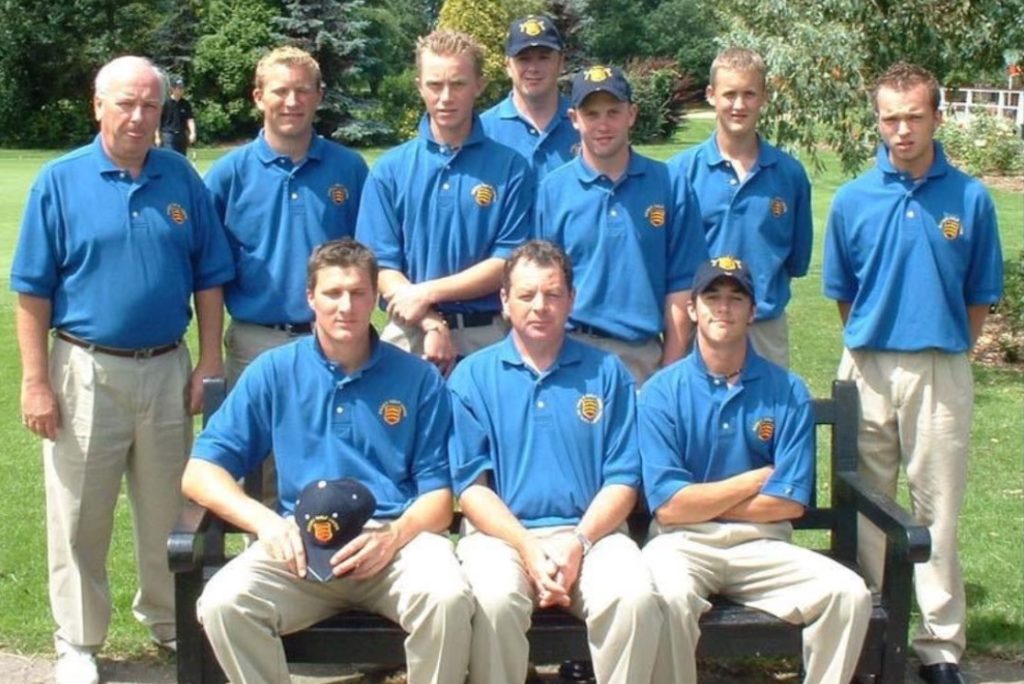 A photo of the Essex County Golf Team circa. 2002 - Danny Heard standing, 3rd from right...by kind permission of Danny Heard