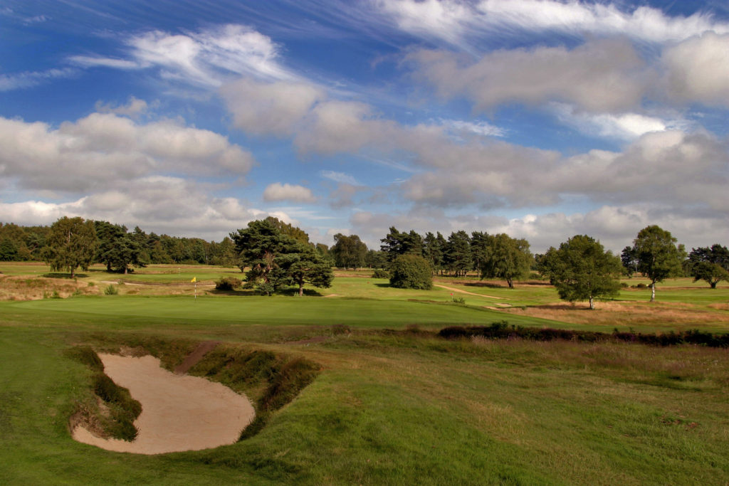 A view of the 16th Green on the Old Course, courtesy of Walton Heath Golf Club