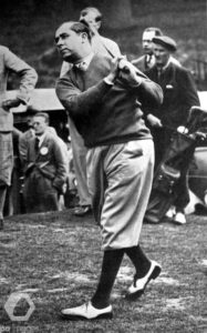 An action shot of Walter Hagen, circa. 1928
