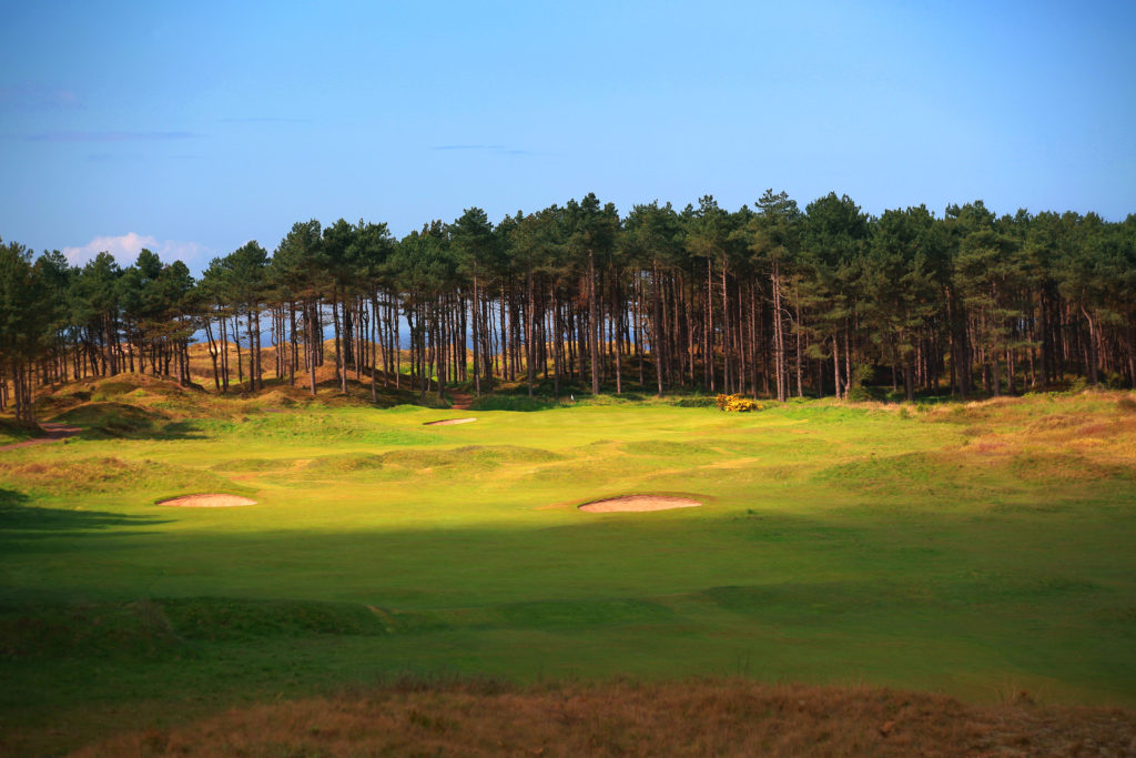 A view of the Par 4 9th Hole, by kind permission of Formby Golf Club