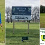 A collage of photos...from Left to Right...Aaron Cox, Blackwell Range Junior Course, Junior Academy Masters Poster
