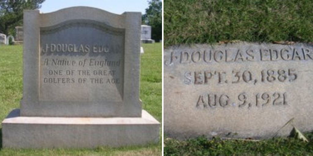 Photos of James Douglas Edgar's Headstone and Date of Birth/Date of Death Inscription in Westview Cemetery, Atlanta, Georgia...by kind permission of Joe Stoner (a member of www.findagrave.com)