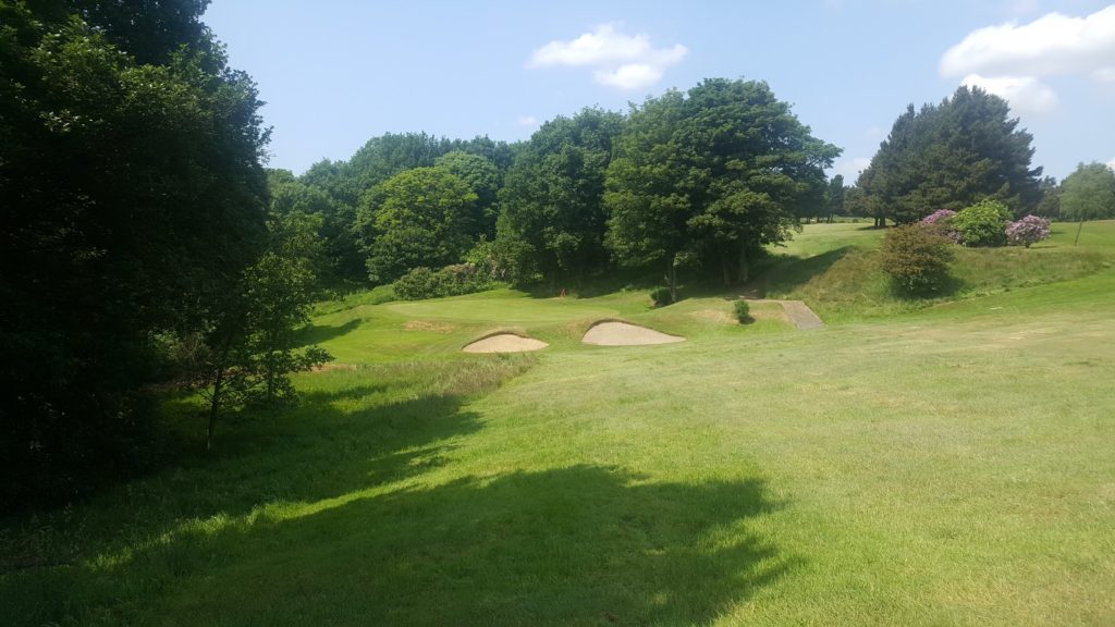 A view of the Par 3 14th Hole ('The Chella'), by kind permission of West Bradford Golf Club