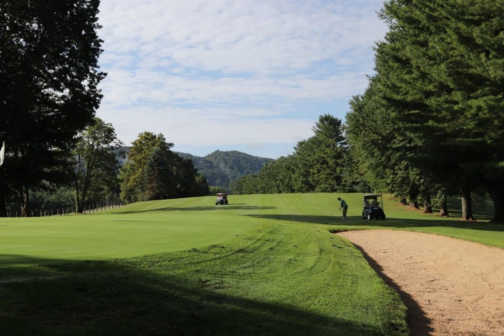 A view of the 10th Hole at New River Country Club, Sparta, North Carolina...by kind permission of Robin Suntheimer