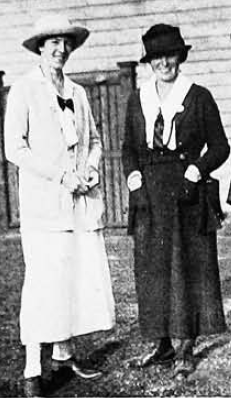 A photograph of Ada Mackenzie and Alexa Stirling, kindly supplied by Margaret McLaren