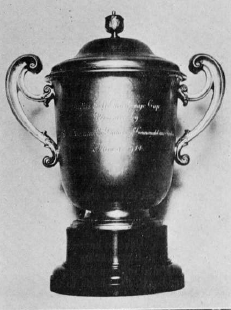 A photograph of the Duchess of Connaught Cup, kindly supplied by Margaret McLaren