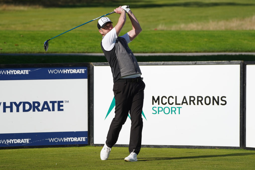 Paul Hemlin pictured teeing off in the 2020protour Grand Final Amateur's only event at Huddersfield Golf Club (Photo Credit: Andy Crook)...by kind permission of Andy Crook Photography