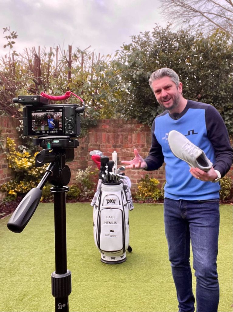 A film still from Episode 16 of the Golf Show, by kind permission of Paul Hemlin / The Golf Show
