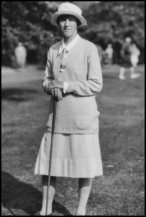 Ada Mackenzie pictured at the 1927 United States Women's Amateur Championship, by kind permission of the Ladies' Golf Club of Toronto