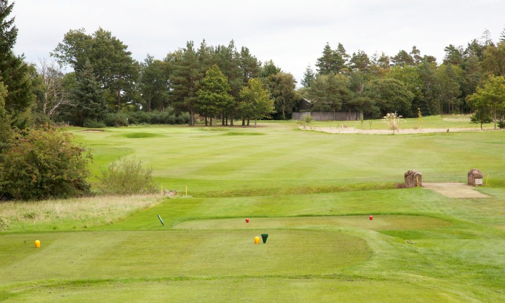 A view of the 7th Hole, by kind permission of Gifford Golf Club