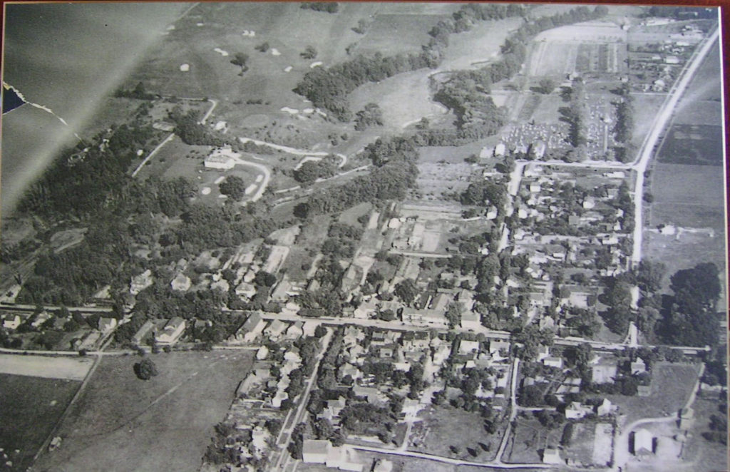 An aerial view of the Ladies' Golf Club of Toronto and the surrounding area circa. 1930, kindly supplied by Margaret McLaren