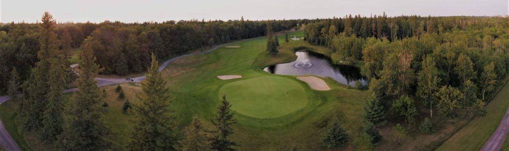 A view of the Par 5 8th Hole, by kind permission of Pine Ridge Golf Club