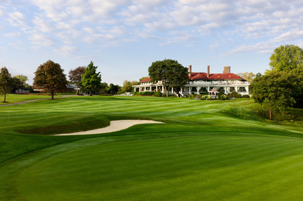 A photograph of the course and the clubhouse, by kind permission of Scarboro Golf and Country Club