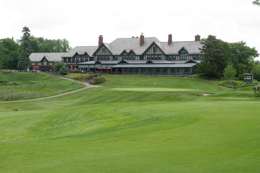 A photograph of the course and the clubhouse, by kind permission of The Royal Ottawa Golf Club