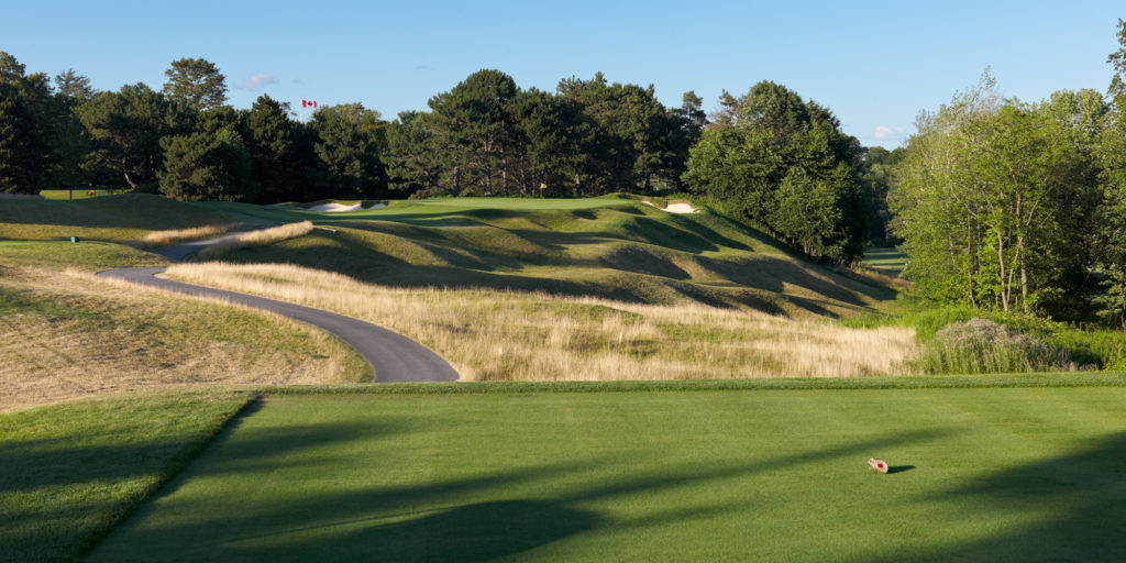 A view of the Par 3 7th Hole (Plateau), by kind permission of Toronto Golf Club