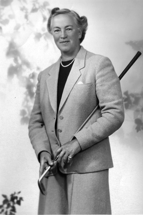 A portrait photograph of Ada Mackenzie, by kind permission of Golf Canada