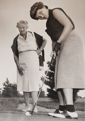 Ada Mackenzie and Marlene Stewart from 1953, by kind permission of Marlene Stewart Streit Photographs