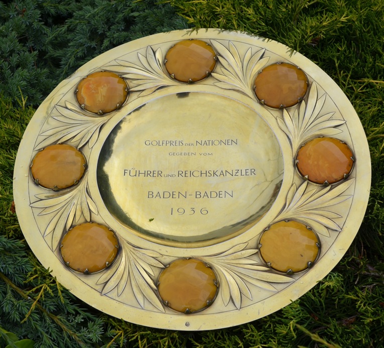 Photograph of the Great Nations Golf Prize, by kind permission of Hesketh Golf Club