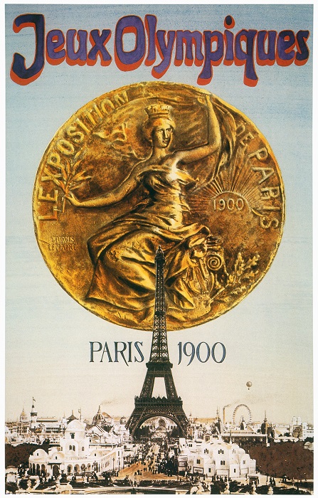 Official Poster of the 1900 Olympic Games in Paris