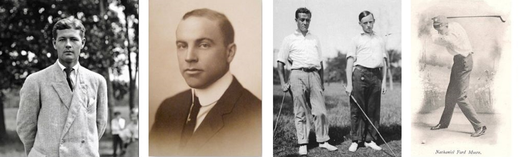 From L to R...Chandler Egan, Walter Egan, Clement Smoot, Ned Cummins, Nathaniel Moore...by kind permission of Donald R. Holton, Historian, Exmoor Country Club