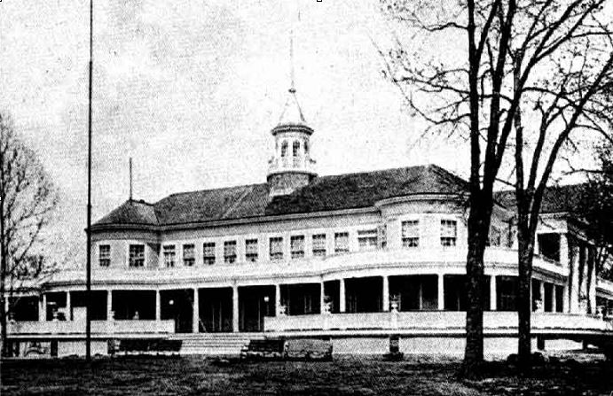 Photograph of the Clubhouse with prominent Cupola, by kind permission of Glen Echo Country Club and the Glen Echo Historic District Preservation Foundation