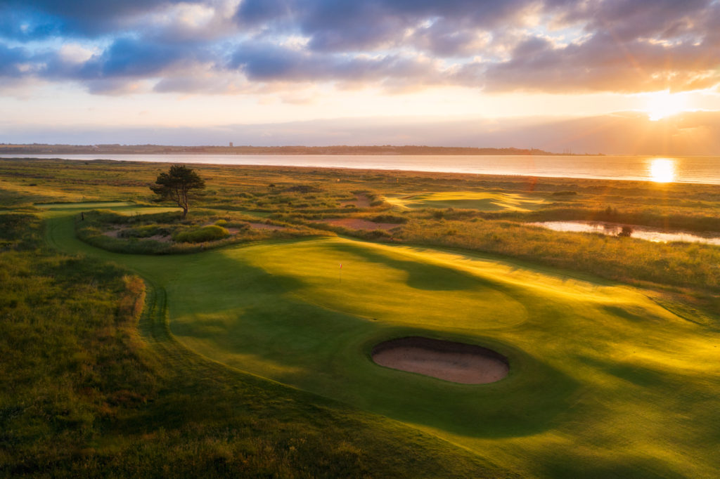The stunning Prince's golf course, the proposed venue for the 2nd day of the 1908 Olympic Golf Tournament (Photograph by kind permission of Prince's Golf Club ... © Jason Livy, golf course photographer)