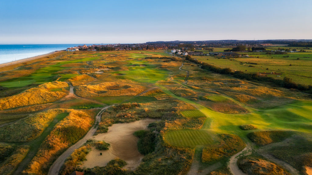 The stunning Royal Cinque Ports golf course, the proposed venue for the 3rd day of the 1908 Olympic Golf Tournament (Photograph by kind permission of Royal Cinque Ports Golf Club ... © Jason Livy, golf course photographer)