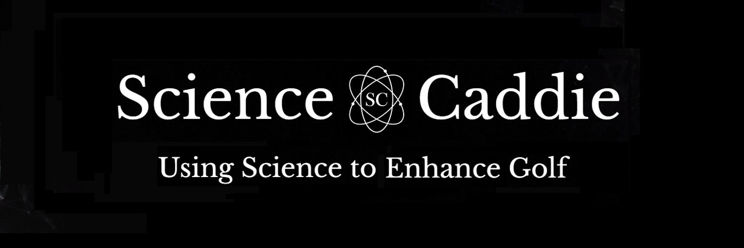 An Image of the Science Caddie Logo and the strapline 'Using Science to Enhance Golf'