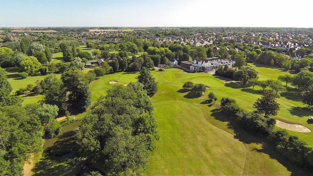 Stunning panoramic view of Thorpe Hall golf course ... photograph by kind permission of Thorpe Hall Golf Club