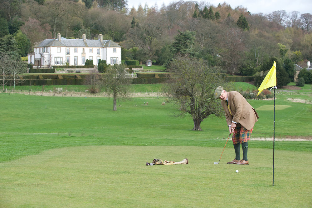Hill of Tarvit Mansion House & Kingarrock Hickory Golf (Photograph by kind permission of The National Trust of Scotland)
