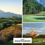 Featured Image with photographs from golf courses Grayhawk, Pinehurst No.1 and Biltmore, and the Your Golf Courses Logo.
