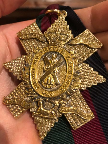 The F G Tait Medal, awarded to the St Andrews Links Matchplay Champion ... photograph by kind permission of Freddie Lawrence