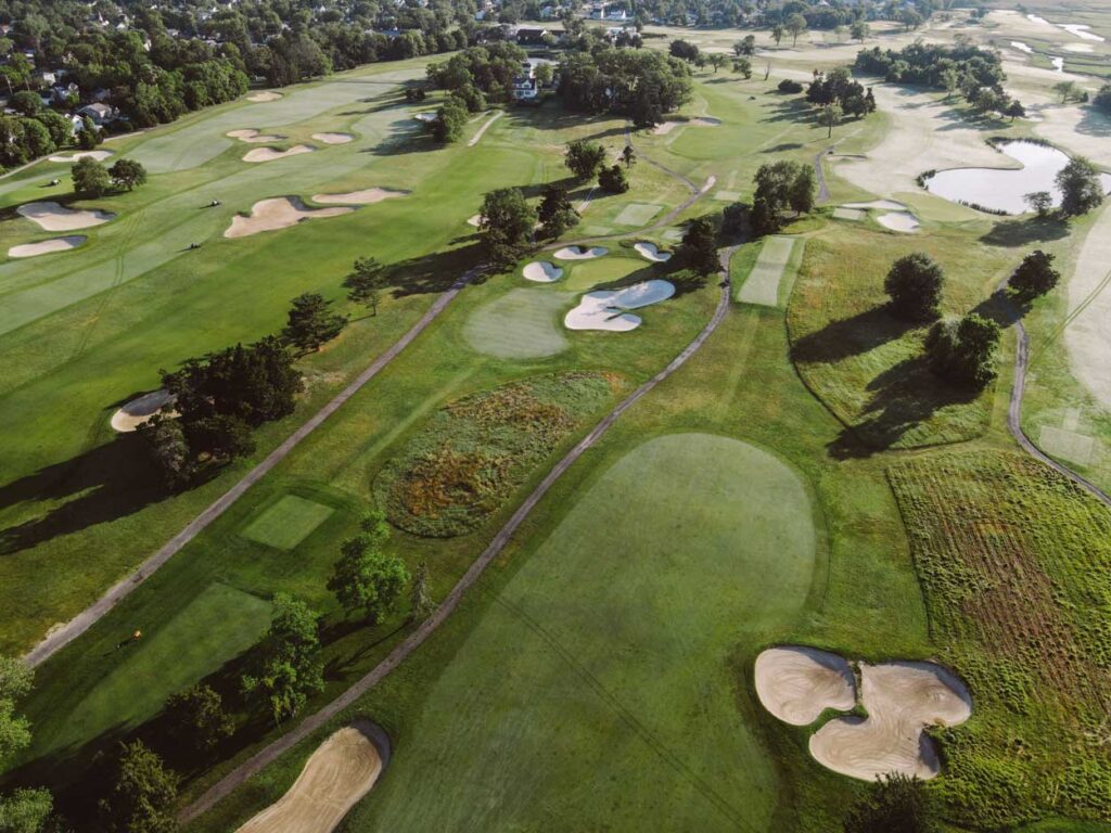 An aerial view of the Atlantic City Country Club ... photograph by kind permission of the Ottinger Golf Group