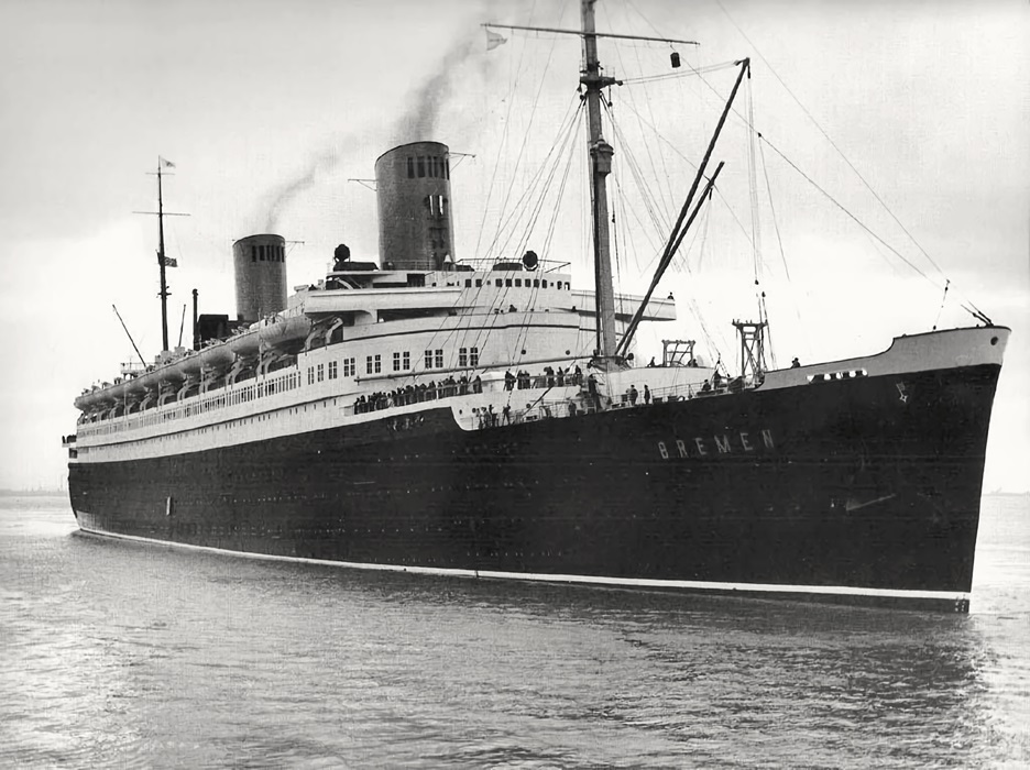 Photograph of the Norddeutscher Lloyd Line SS Bremen