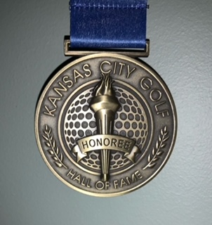 Kansas City Golf Hall of Fame Medal ... photograph by kind permission of Don Kuehn (Historian/Director, Central Links Golf)