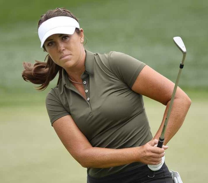 A photograph of Linda Parker, founder of SunriseGolf